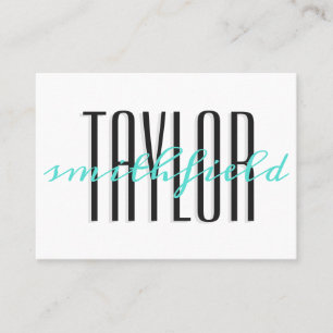 tarjeta de visita elegante