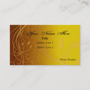 Tarjeta de visita elegante