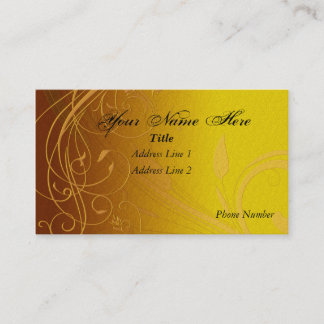 Tarjeta de visita elegante