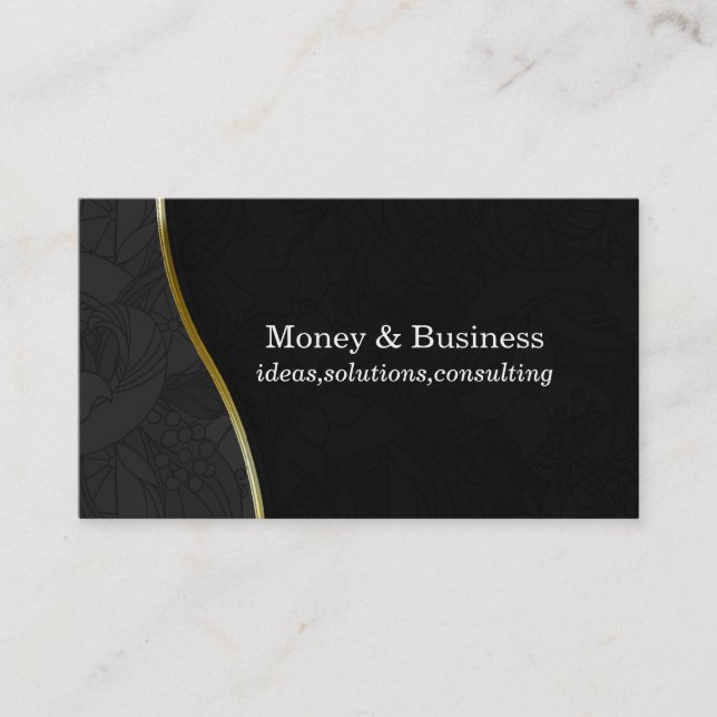 Tarjeta de visita elegante (Anverso)