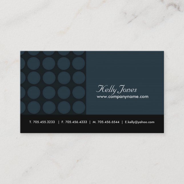 Tarjeta de visita elegante (Anverso)