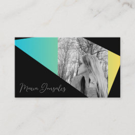 tarjeta de visita elegante