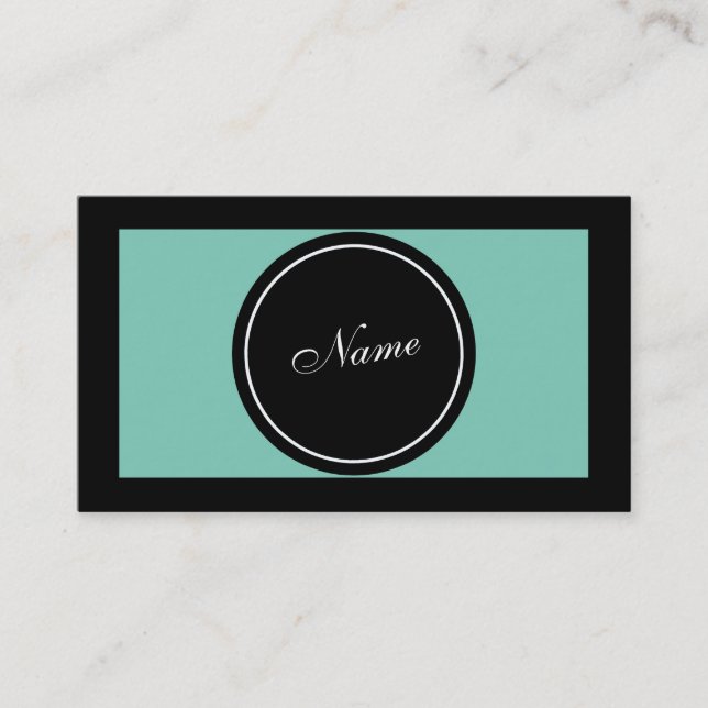 Tarjeta De Visita Elegante (Anverso)