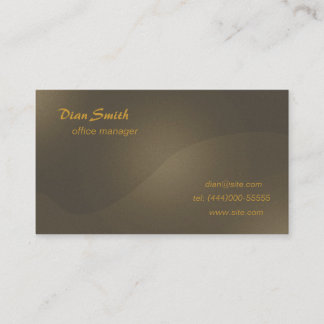 Tarjeta de visita elegante