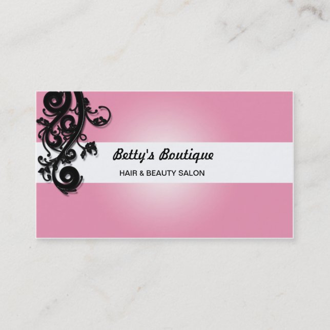 Tarjeta de visita elegante (Anverso)