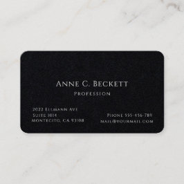 Tarjeta De Visita Elegante