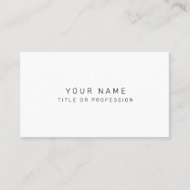 Tarjeta de visita elegante
