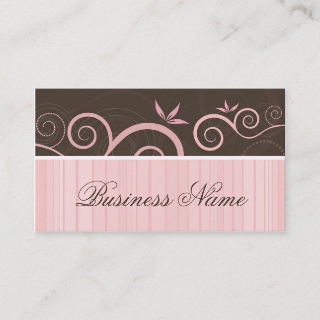 Tarjeta de visita elegante (Anverso)