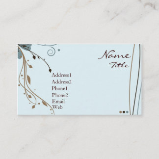 Tarjeta De Visita Elegante