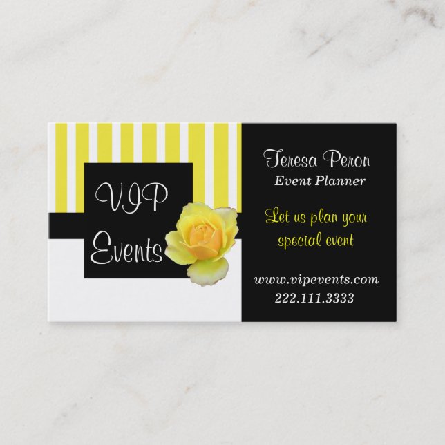 Tarjeta de visita elegante (Anverso)