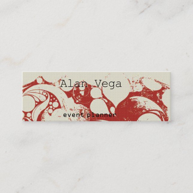 Tarjeta de visita elegante (Anverso)