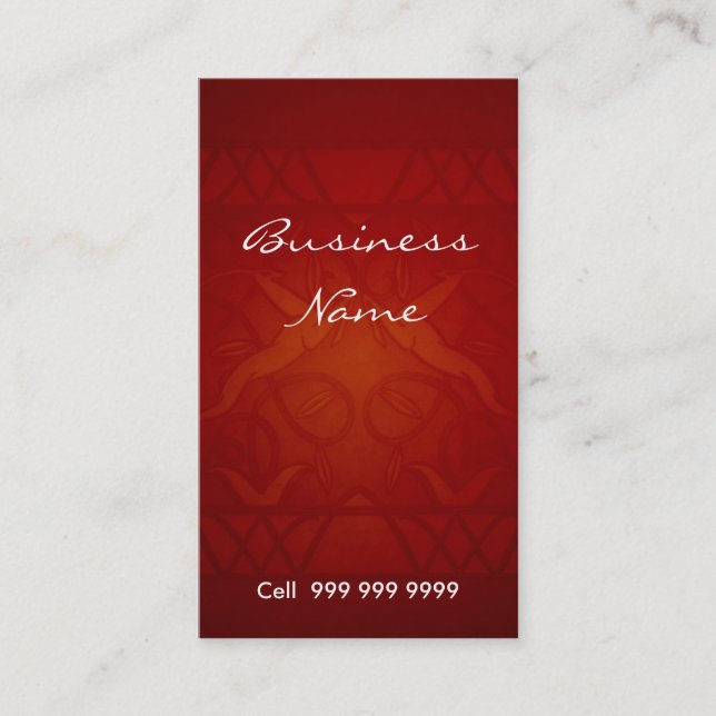Tarjeta de Visita Elegante (Anverso)