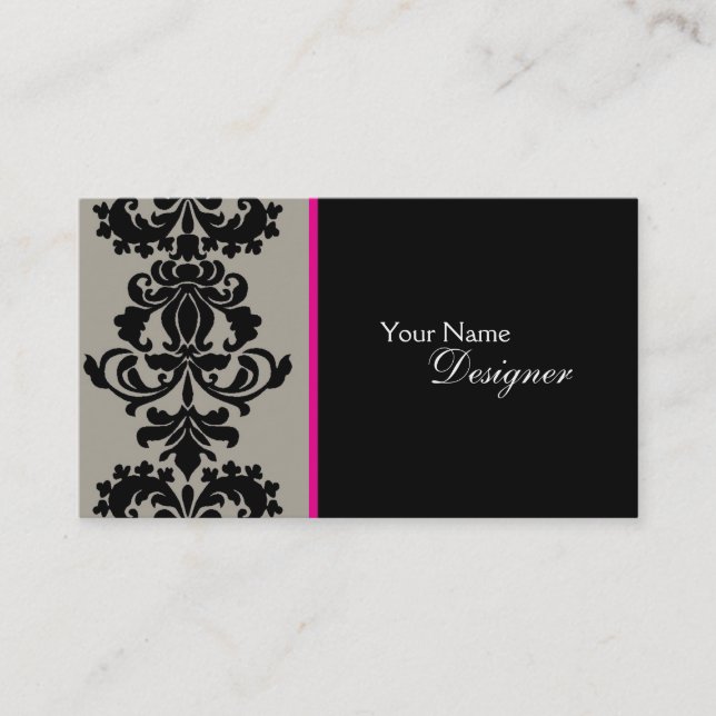 Tarjeta de visita elegante (Anverso)