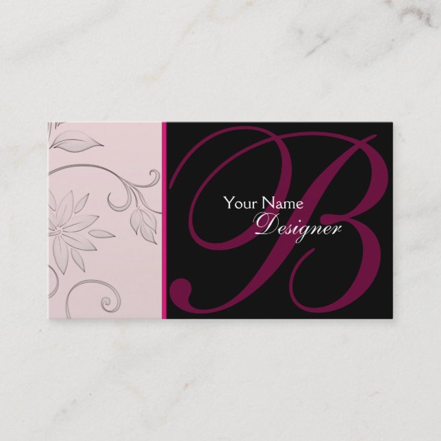 Tarjeta de visita elegante (Anverso)