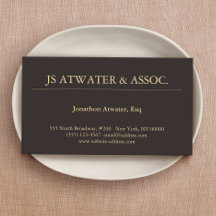 Elegante abogado ejecutivo profesional Dark Brown