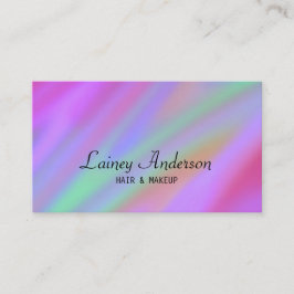 Tarjeta De Visita Elegante abstracto trendy de lujo violeta rosa