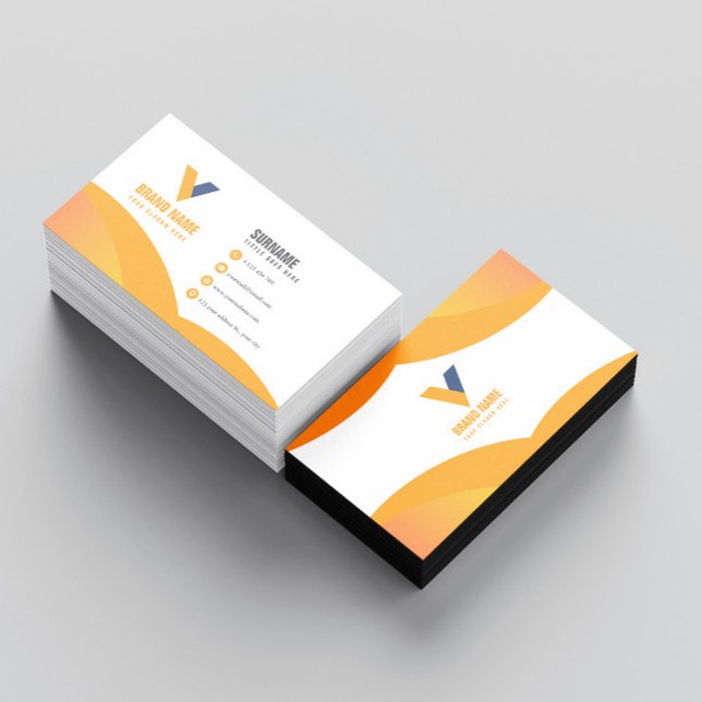 Tarjeta De Visita Elegante acuarela moderna (Subido por el creador)