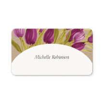 Elegante acuarela Tulip Flowers Profesional