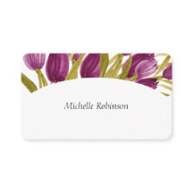 Elegante acuarela Tulip Flowers Profesional