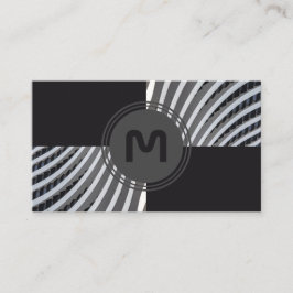 Tarjeta De Visita Elegante arquitectura de monograma dos tintas de t