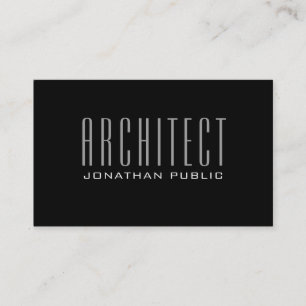 Tarjeta De Visita Elegante arquitectura moderna de diseño y lujo