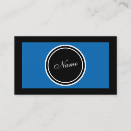 Tarjeta De Visita Elegante azul deslumbrante de Guay