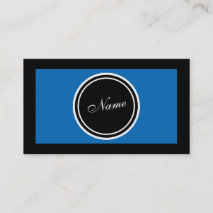 Tarjeta De Visita Elegante azul deslumbrante de Guay