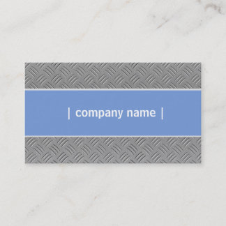 Tarjeta De Visita Elegante azul metálico