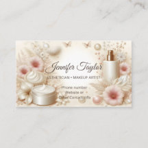 Elegante Belleza Floral Cosmética Profesional