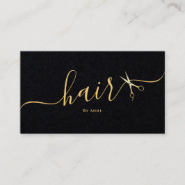 Tarjeta De Visita Elegante Boda de estilo hairístico