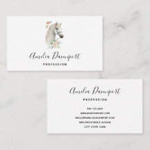 Elegante Boho Floral de caballos blancos