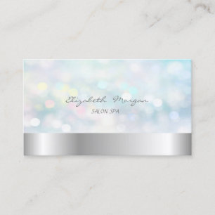 Tarjeta De Visita Elegante Bokeh moderno