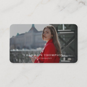 Tarjeta De Visita Elegante Brush Metallic Silver   Foto