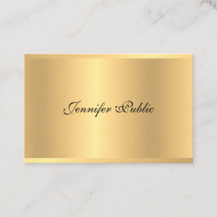 Tarjeta De Visita Elegante caligrafía del guión de escritura a mano 