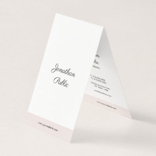 Tarjeta De Visita Elegante caligrafía Script profesional moderno