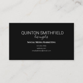 Tarjeta De Visita Elegante calle de la Ciudad Vieja