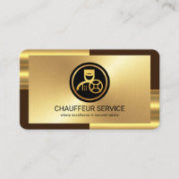 Elegante Chauffeur de Layers de bronce dorado