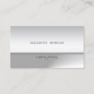 Tarjeta De Visita Elegante Chic Profesional Brillante