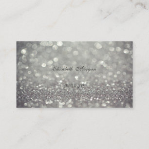 Tarjeta De Visita Elegante Chic Profesional, Brillante, Bokeh