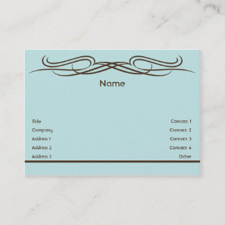 Tarjeta De Visita Elegante - Chubby