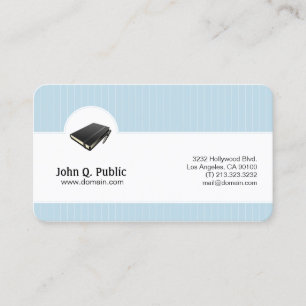 Tarjeta De Visita Elegante cielo azul