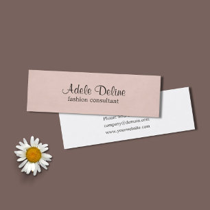 Tarjeta de visita elegante clásica del consultor