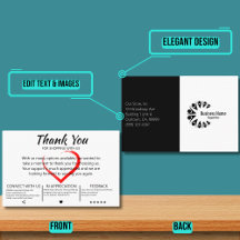 Elegante Cliente Gracias