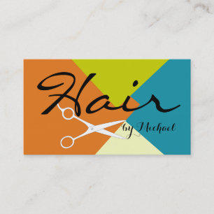 Tarjeta De Visita Elegante color Retro Moderno y Elegante