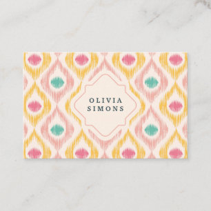 Tarjeta de visita elegante con el modelo abstracto