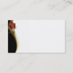 Tarjeta de visita elegante con el rosa