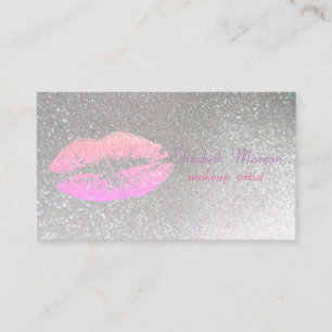 Tarjeta De Visita Elegante con Estilo Profesional - Labios Brillante