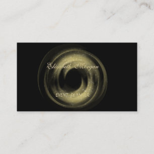 Tarjeta De Visita Elegante con Estilo Profesional - Negro