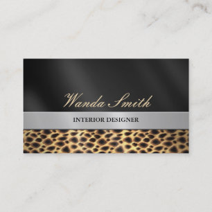 Tarjeta de visita elegante contemporánea 2 echada