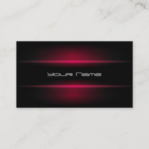 Tarjeta de visita elegante de DJ